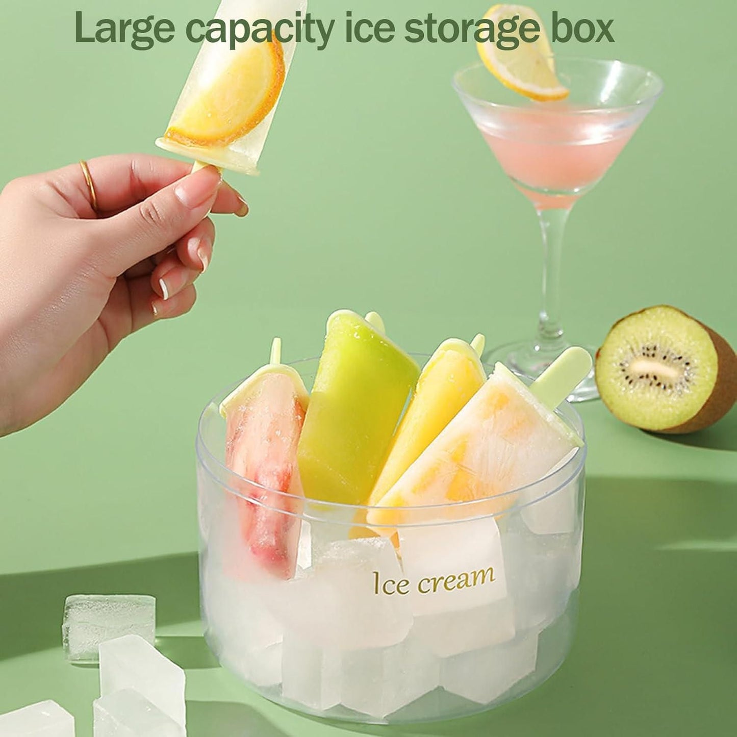 8 Piece Ice Pop Mould