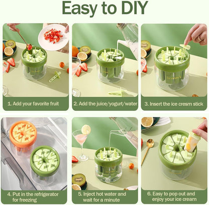 8 Piece Ice Pop Mould