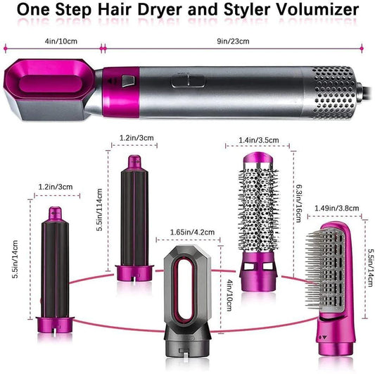 5 in 1 Multifunctional Hair Styling Tool
